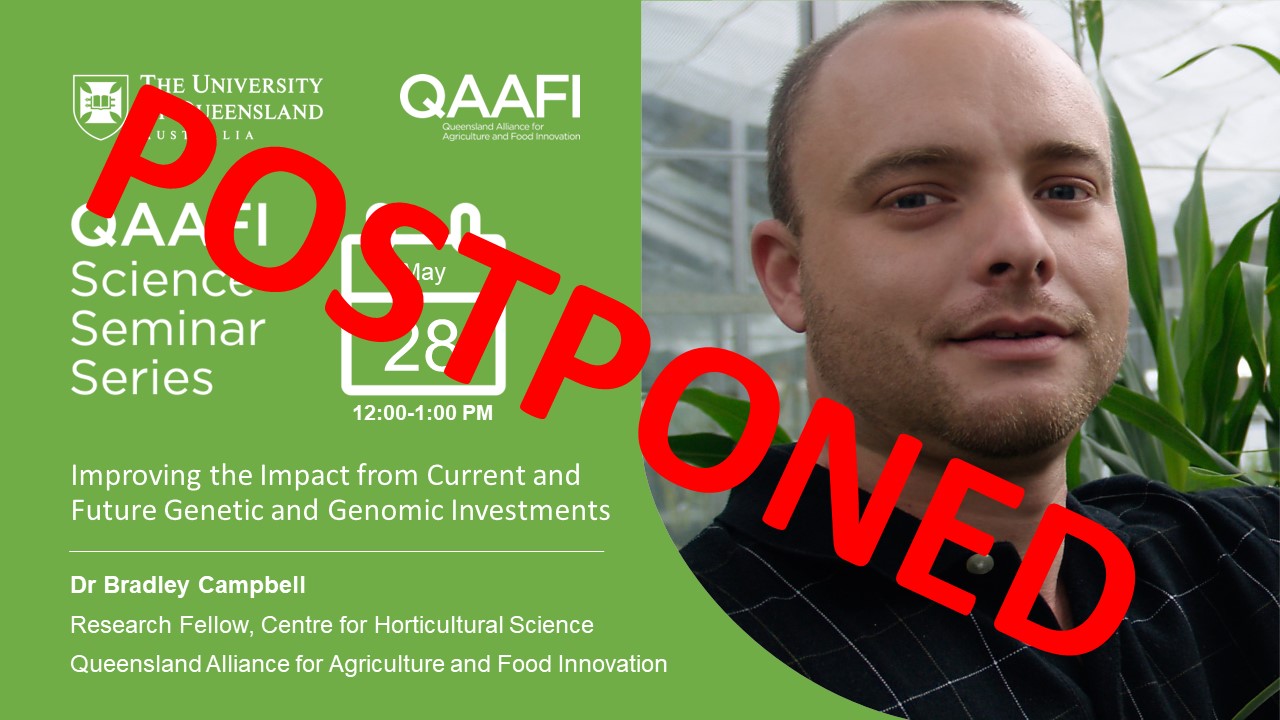 Science seminars queensland alliance for agriculture and food