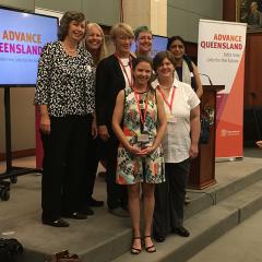 winners grouped at the ceremony