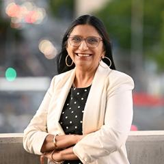 Headshot of Prof Neena Mitter. Credit UQ and Lynson Mechielsen