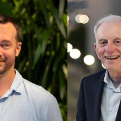 Lee Hickey and Robert Henry headshots  merged 