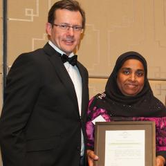 Dr Yasmina Sultanbawa acknowledged at 2016 B/HERT Awards 