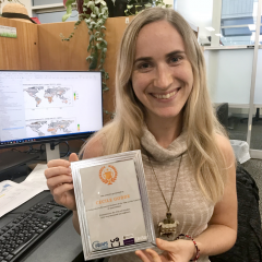 Cécile Godde  - Postgraduate research student of the year 2018