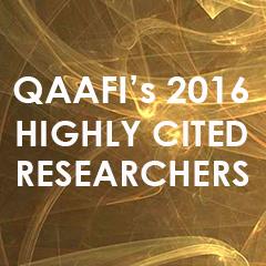 QAAFI's highly cited researchers in 2016